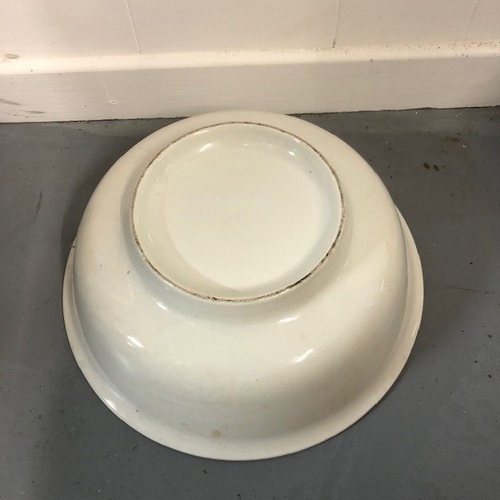 34 - A Large Ceramic Bowl.

Size: 40cm x 40cm x 18cm