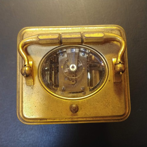 42 - Late 19th / Early 20th Century French Carriage Clock

The back plate is impressed with B contained i... 