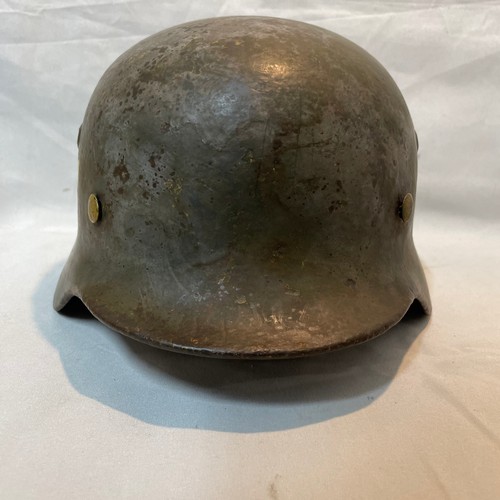 8 - World War II German Army M-35 Double Decal Steel Helmet
Looks to be original condition - with Strap ... 