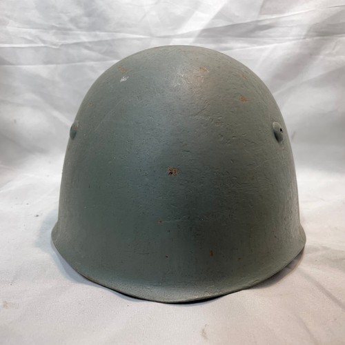 12 - World War II Italian M33 Steel Helmet
Repainted with Strap and Liner