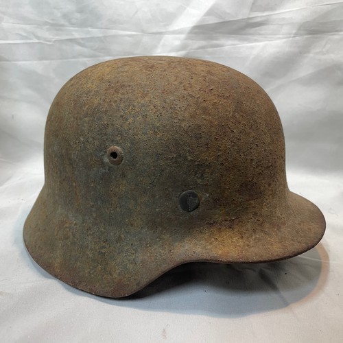 14 - World War II German M-35 Steel Helmet
No Decal Original Condition with Strap and Liner