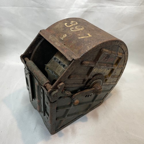 17 - World War I/II German MG 08/15 Ammo Belt Drum Camouflage
