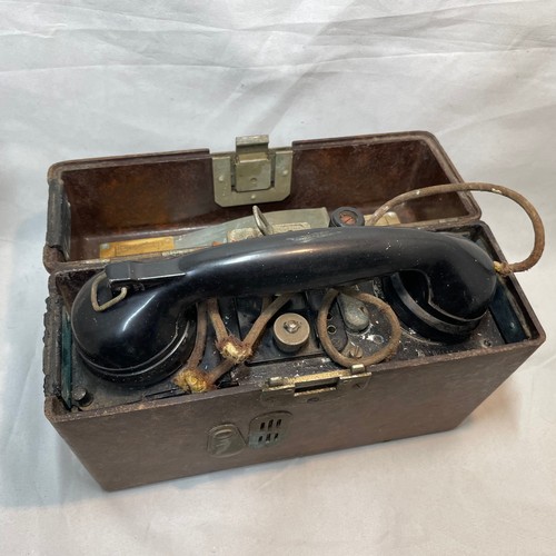 20 - World War II German Field Telephone 1936
Appears to be complete