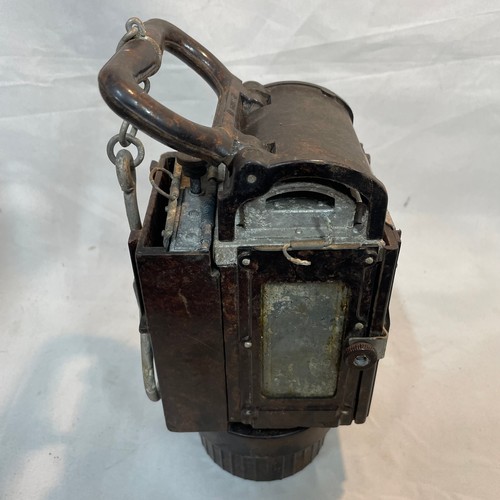 21 - World War II German Bakelite Lantern and Carbide Container