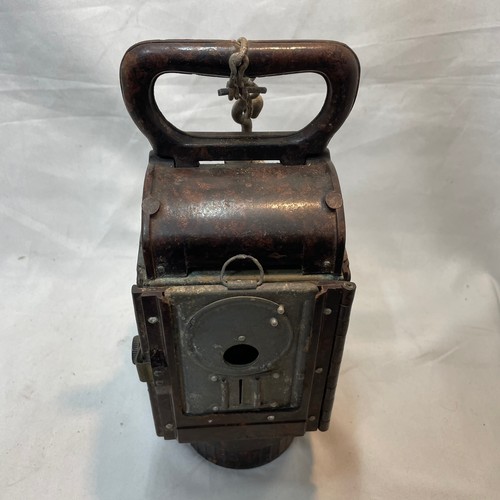 22 - World War II German Bakelite Lantern and Carbide Container