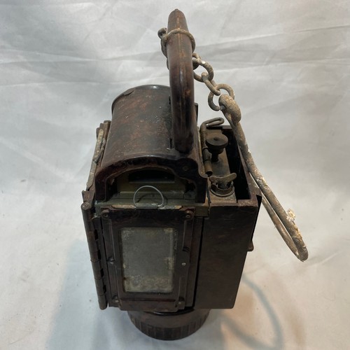 22 - World War II German Bakelite Lantern and Carbide Container