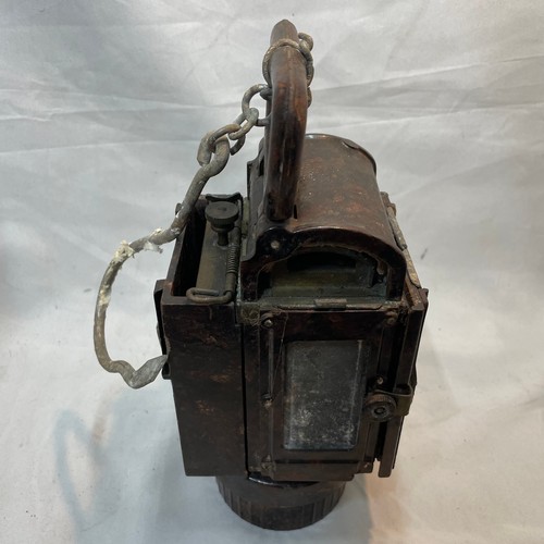 22 - World War II German Bakelite Lantern and Carbide Container