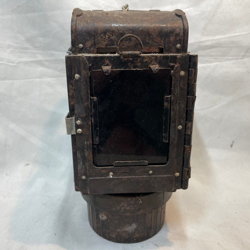 23 - World War II German Bakelite Lantern and Carbide Container