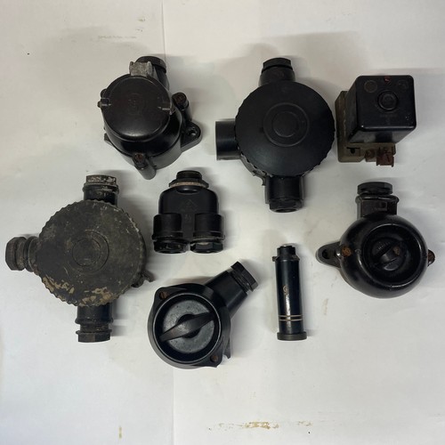 100 - World War II German Bakelite Electrical Connecters Removed from Bunkers in Guernsey