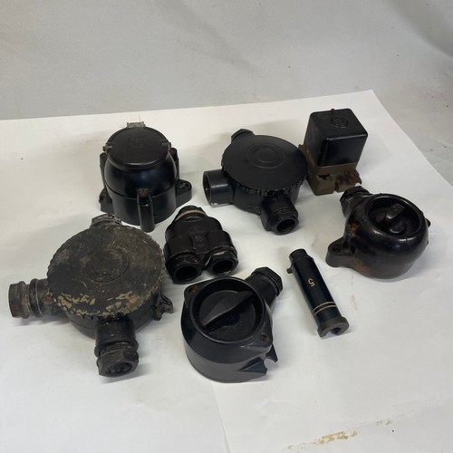 100 - World War II German Bakelite Electrical Connecters Removed from Bunkers in Guernsey