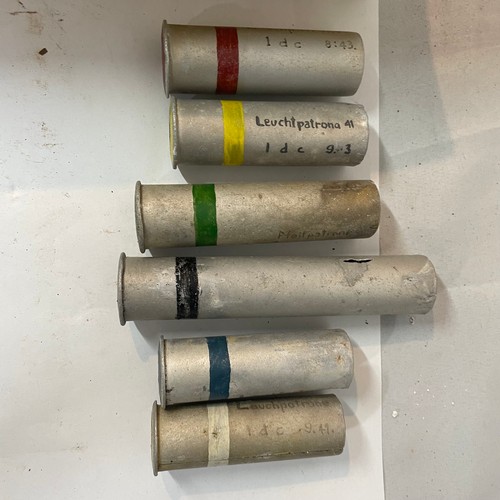 129 - World War II German Flare Casings