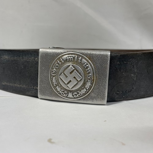 142 - World War II German Police Belt and Buckle