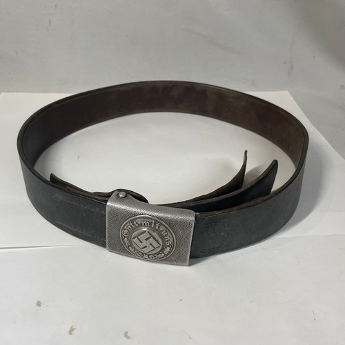 142 - World War II German Police Belt and Buckle