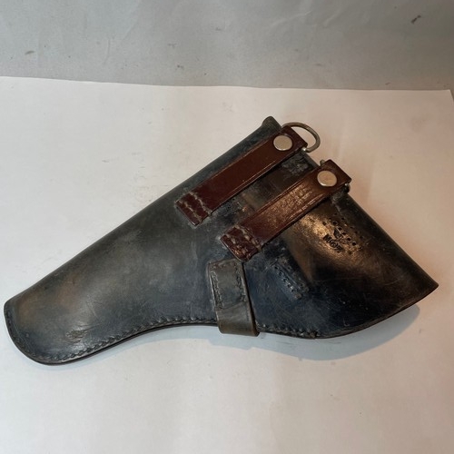 55 - World War II Leather Pistol Holster
Name Inside