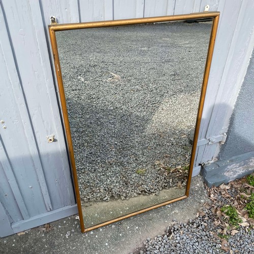 7 - Ornate Wooden Wall Hung Mirror.

Size: W:79cm H:126cm.