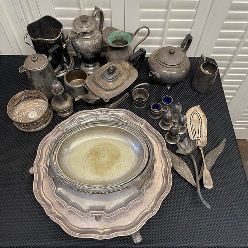 33 - A Large Selection of Silver Plated Items.