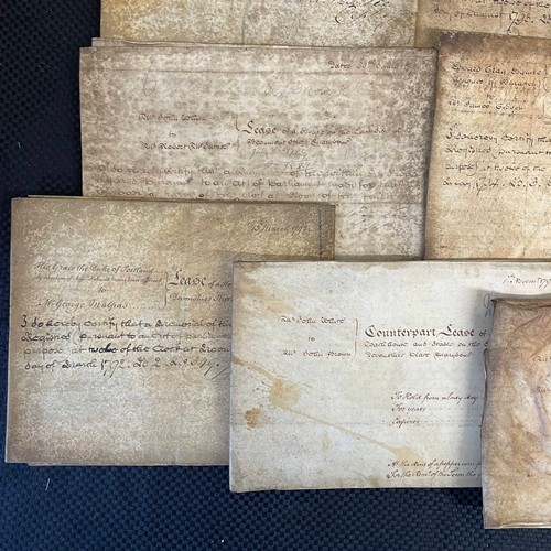 42 - A Selection of 7 18th Century Leases & Deeds.

Condition Relative To Age.