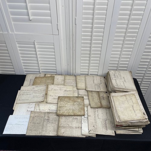 43 - A Selection of Approximately 95 19th Century Leases & Deeds.

Condition Relative to Age.