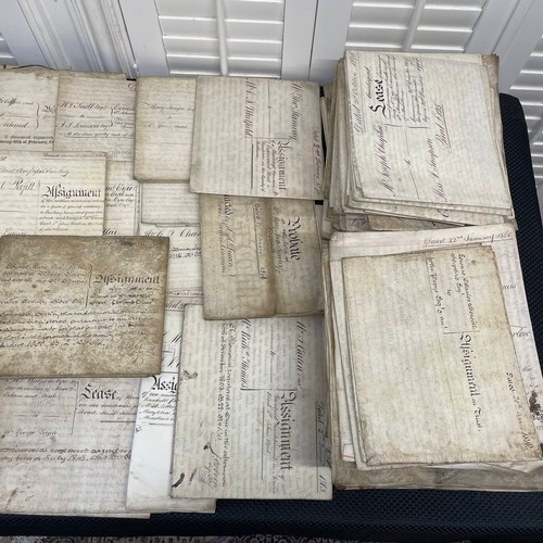 43 - A Selection of Approximately 95 19th Century Leases & Deeds.

Condition Relative to Age.