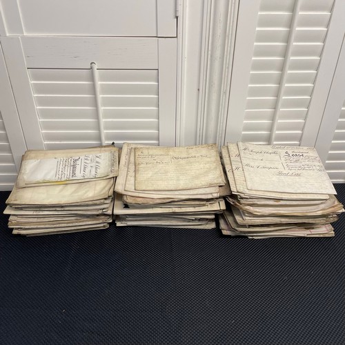 43 - A Selection of Approximately 95 19th Century Leases & Deeds.

Condition Relative to Age.