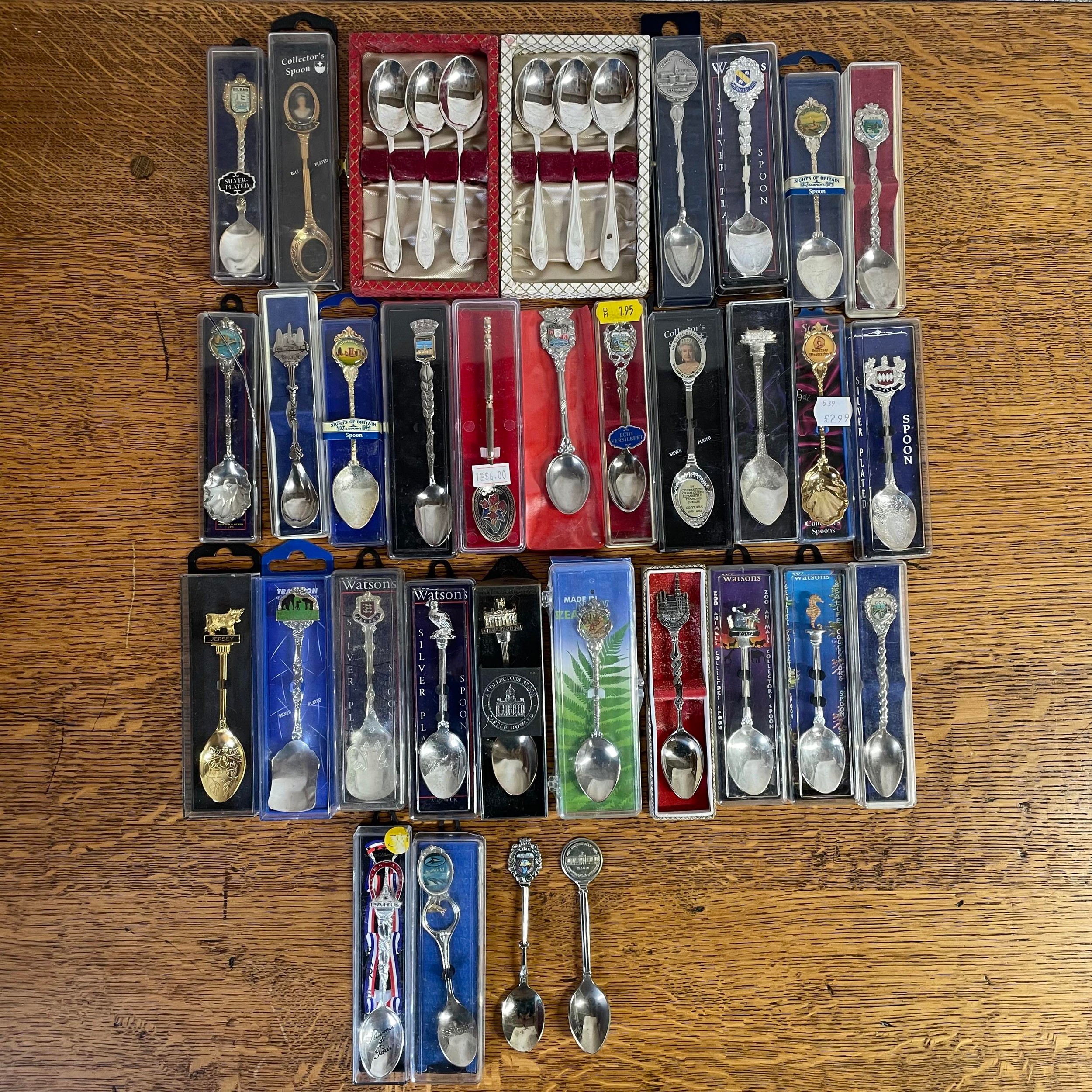 Selection (approx. 35) of Silver Plate Spoons.