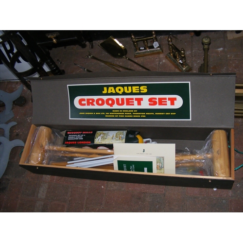 A modern Jaques croquet set