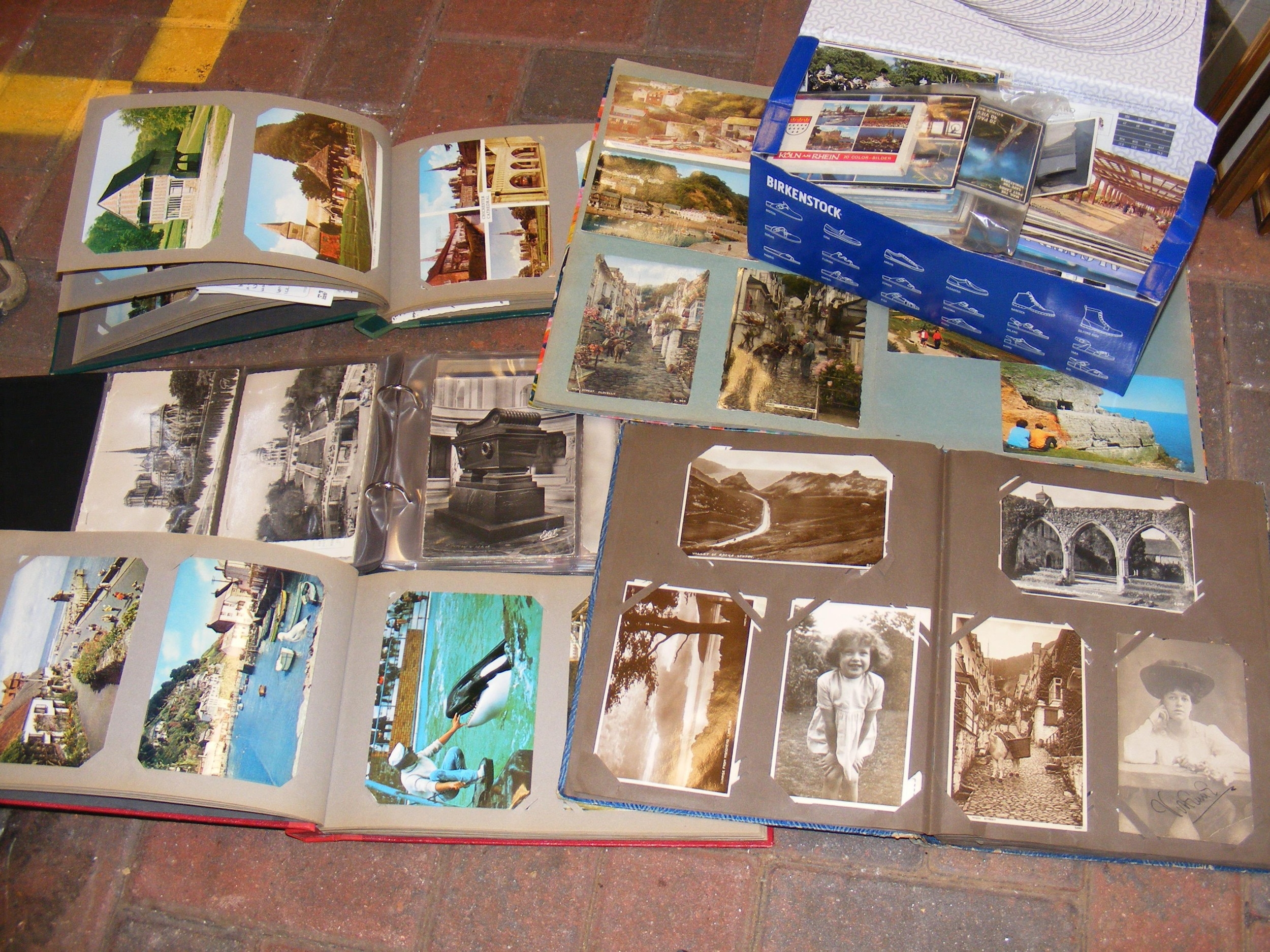 A vintage postcard collection of mostly topographical postcards - loose ...