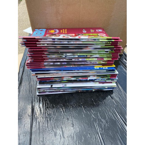 339 - Collection of various football programmes as shown Mainly West Ham FC
39 in total