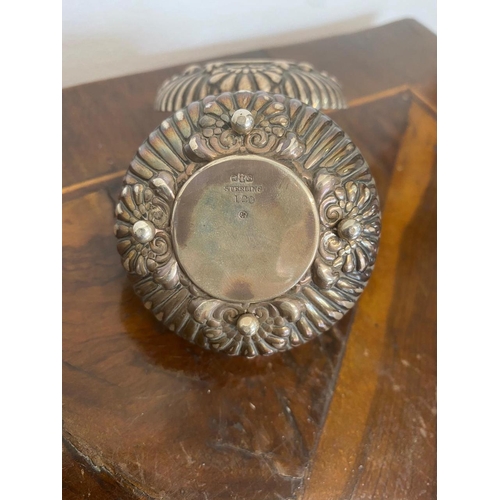 353 - 19th C The Gorham Silver Company , Sterling Silver Travel Inkwell (locks but button missing, can use... 