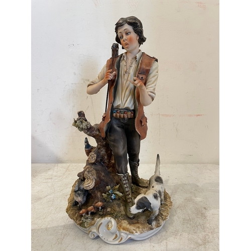 1976 Capodimonte Ceramic Centerpiece Group Figurine By Sandro