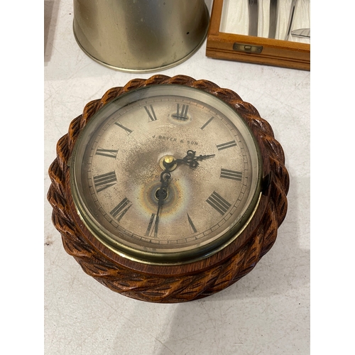 71 - Collection of Vintage Goods / Tureen / Wall Clock