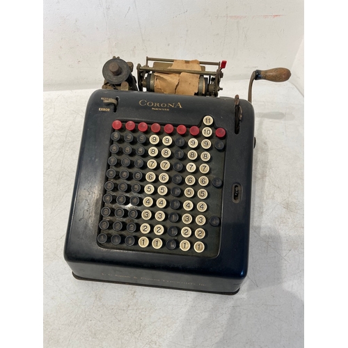 73 - Vintage Corona Calculator Typewriter