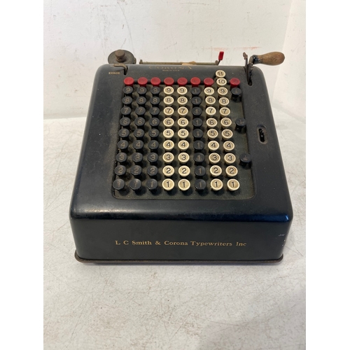 73 - Vintage Corona Calculator Typewriter