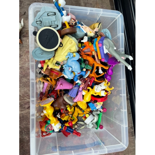 116 - Box full of assorted Disney Character Toys