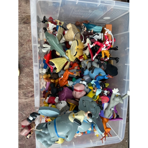 116 - Box full of assorted Disney Character Toys