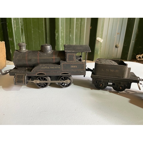 310 - Rare 1910'/20's GBN ( Gebruder Bing Nuremberg Germany) Tin Plate Train / Locomotive Set As shown

O ... 