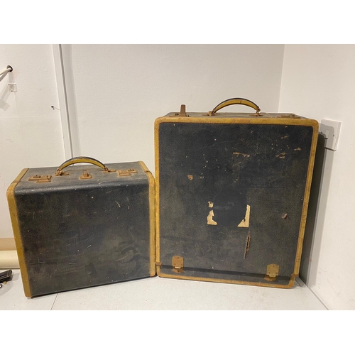 335 - 2 Vintage Travel Cases A/F