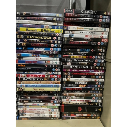 345 - Large Collection of various DVD'S some new - 3