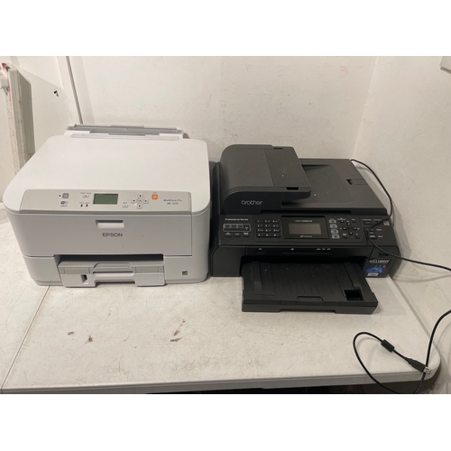 348 - Two Printers 
Epson Workforce Pro WF 5110
Brother MFC 5895CW