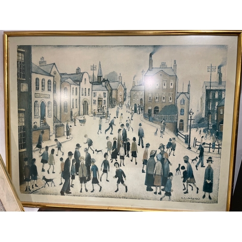 12 - 3 Large L.S Lowry Framed Prints