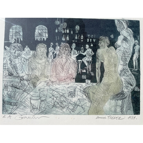 27 - Signed Lithograph by Umur Turker 
53cm x 47cm