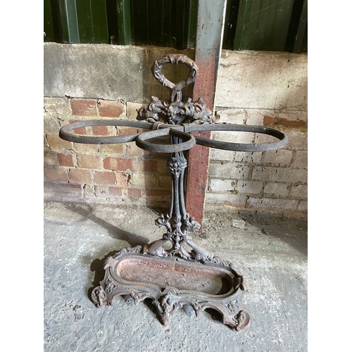 74 - 19th Century Cast Iron Umbrella / Stick Stand 
28