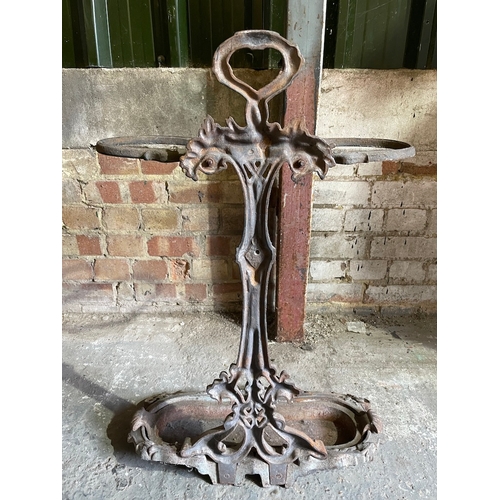 74 - 19th Century Cast Iron Umbrella / Stick Stand 
28