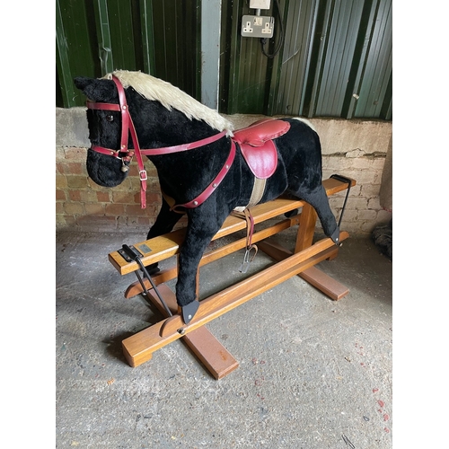 120 - Vintage Pegasus Rocking Horse 
Seat Height 76cm 
125cm x 54cm x 98cm