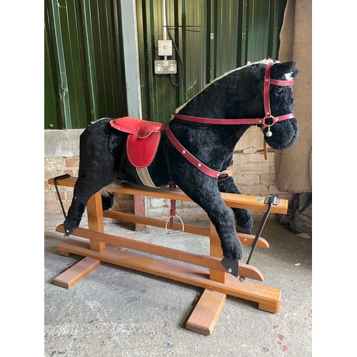 120 - Vintage Pegasus Rocking Horse 
Seat Height 76cm 
125cm x 54cm x 98cm