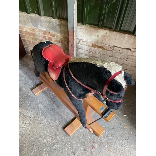 120 - Vintage Pegasus Rocking Horse 
Seat Height 76cm 
125cm x 54cm x 98cm