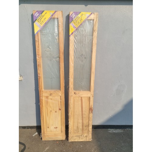 360 - A pair of solid pine New in packaging London Bi Fold Interior Doors