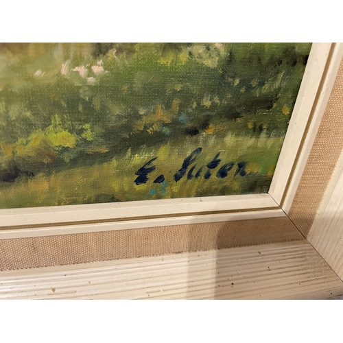 7 - 2 Vintage original Artworks 
One signed E . Puter