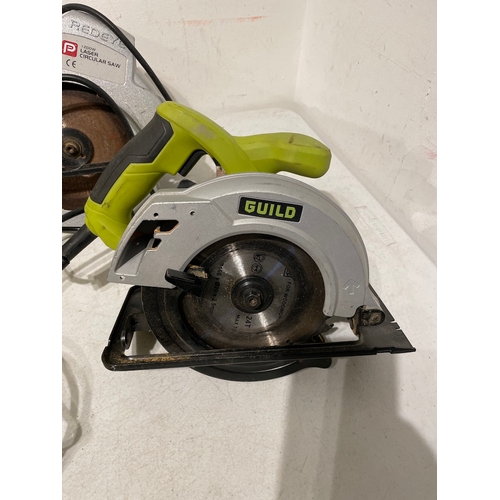 324 - Two Corded Circular Saws - Working