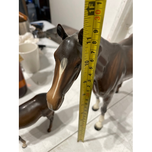 56 - Collection of Beswick Horses + others A/F